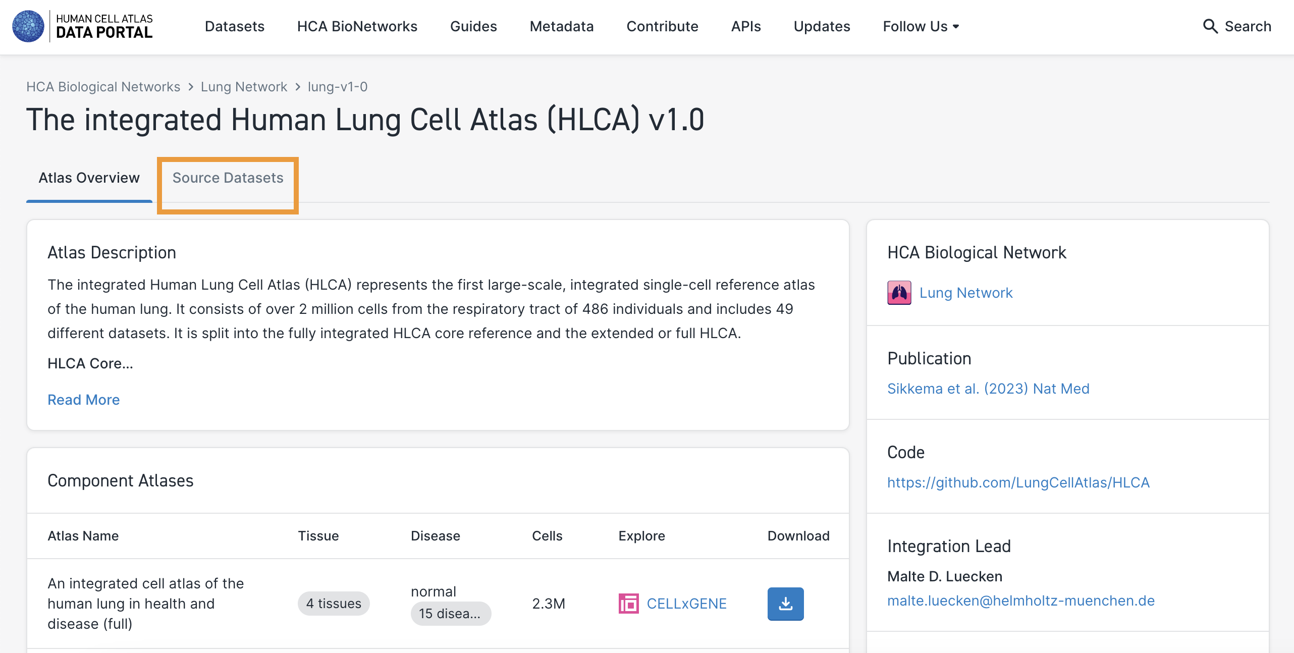 HCLA v1.0 Overview page